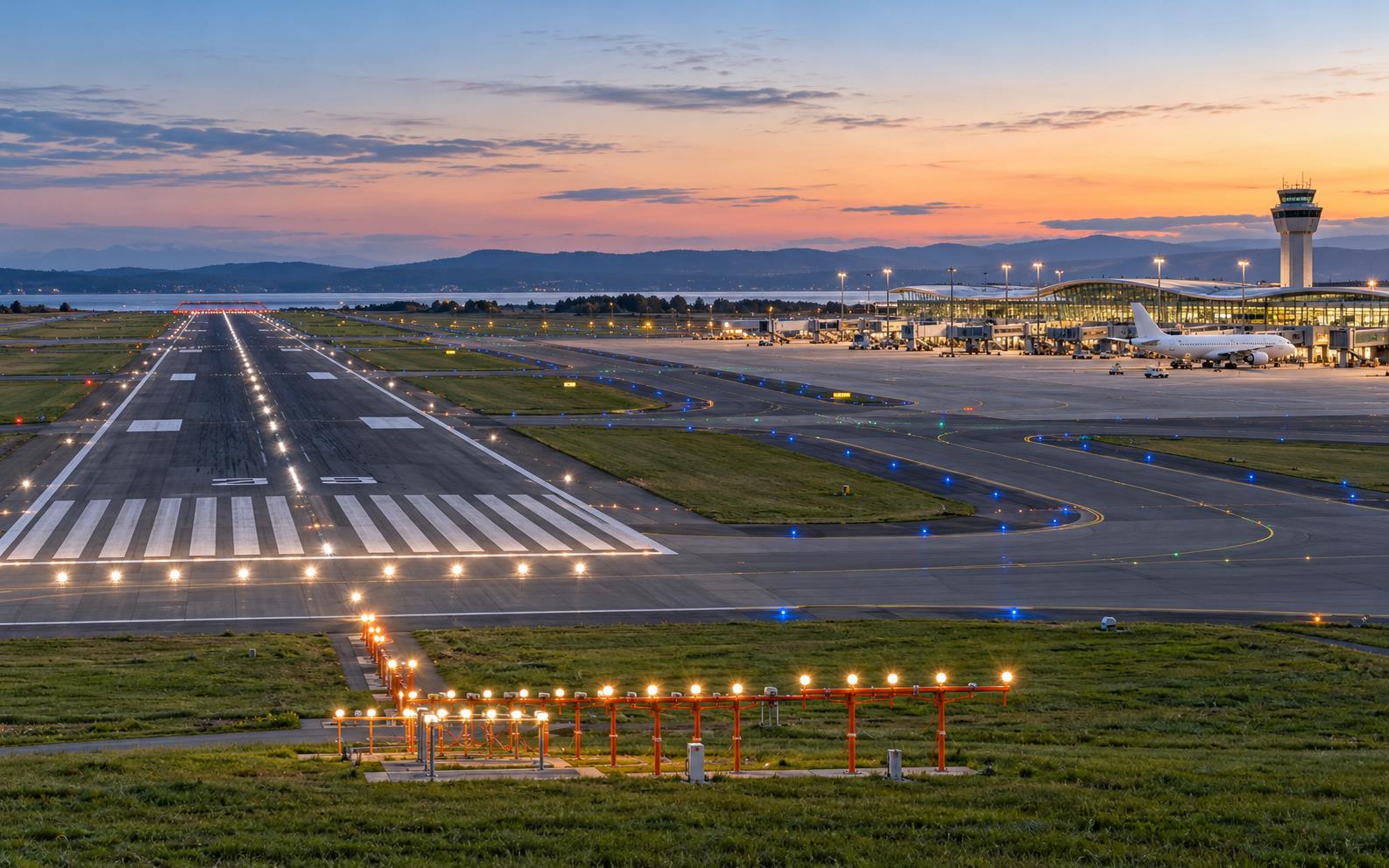 Airport infrastructure - AI-generated concept illustration