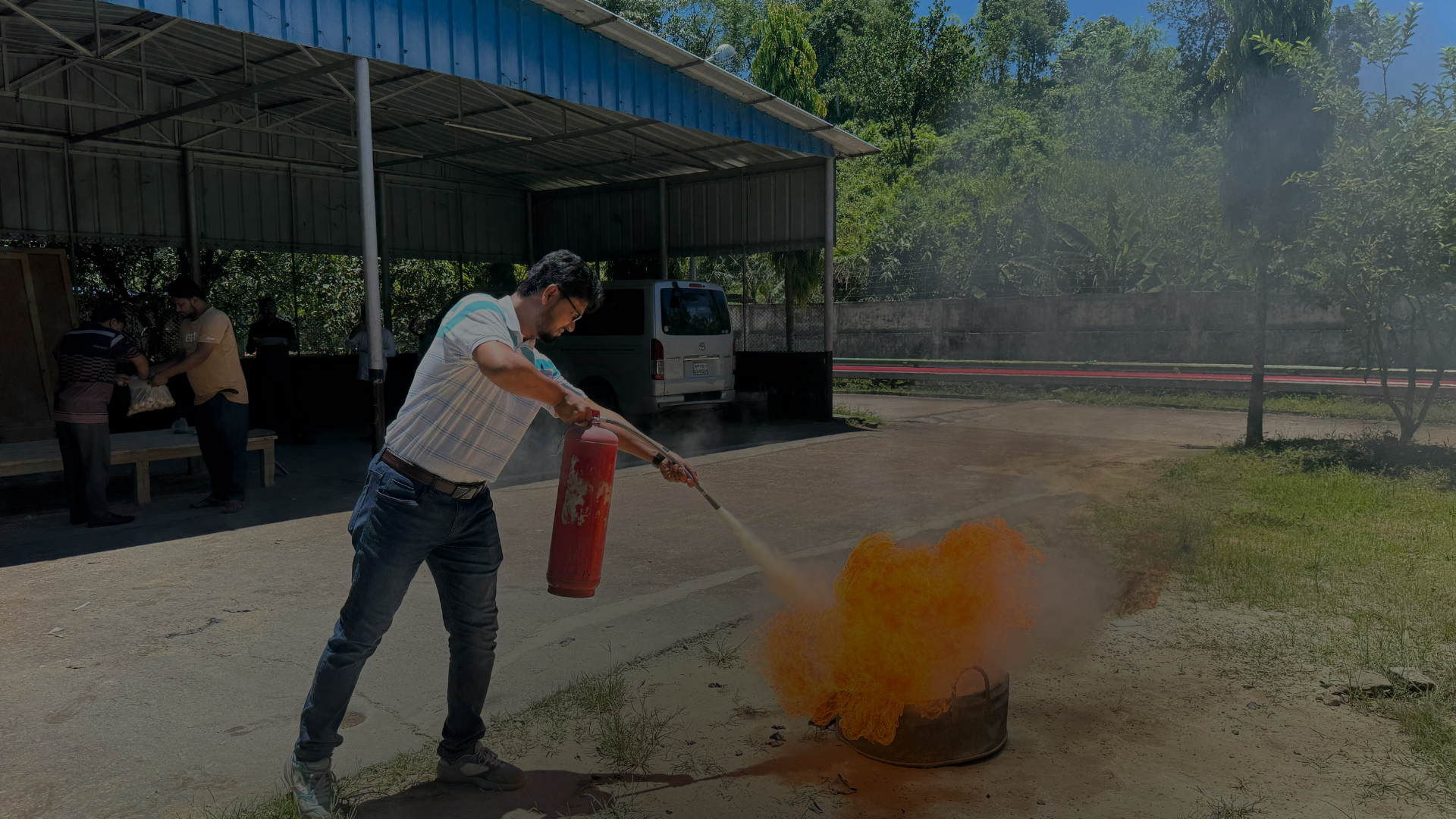 Fire extinguisher equipment and safety training