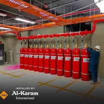 Fire Suppression Cylinder Bank Installation
