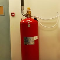 Wall Mounted Fire Suppression Cylinder